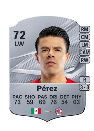 Pérez - 72 - Rare EA FC 27 card