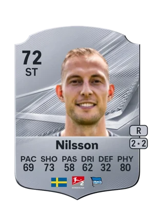 Nilsson - 72 - Rare EA FC 27 card