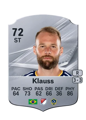 Klauss - 72 - Rare EA FC 27 card