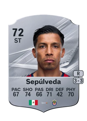 Sepúlveda - 72 - Rare EA FC 27 card