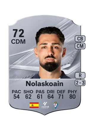 Nolaskoain - 72 - Rare EA FC 27 card