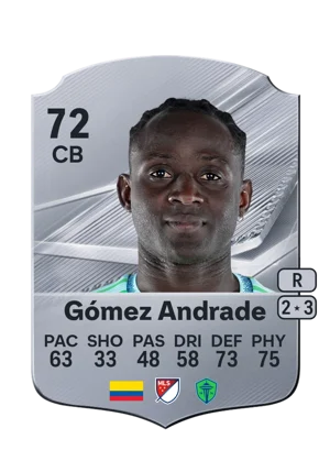 Gómez Andrade - 72 - Rare EA FC 27 card