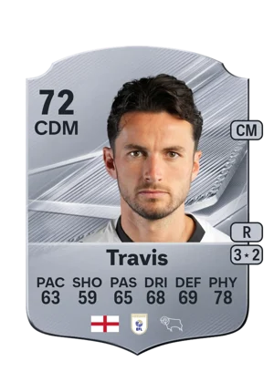Travis - 72 - Rare EA FC 27 card