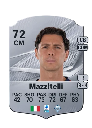 Mazzitelli - 72 - Rare EA FC 27 card