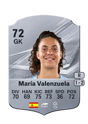 María Valenzuela - 72 - Rare EA FC 27 card