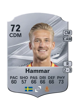 Hammar - 72 - Rare EA FC 27 card