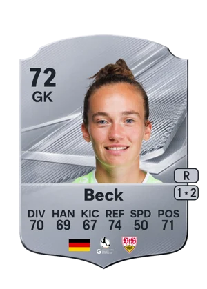 Beck - 72 - Rare EA FC 27 card