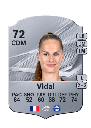 Vidal - 72 - Rare EA FC 27 card