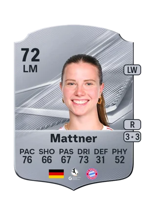 Mattner - 72 - Rare EA FC 27 card