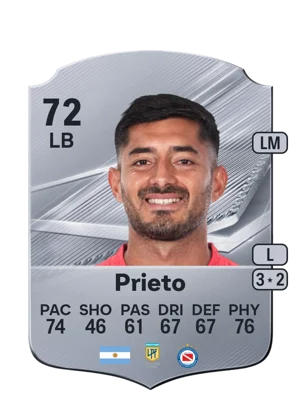 Prieto - 72 - Rare EA FC 27 card