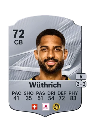 Wüthrich - 72 - Rare EA FC 27 card
