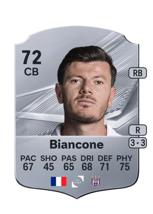 Biancone - 72 - Rare EA FC 27 card