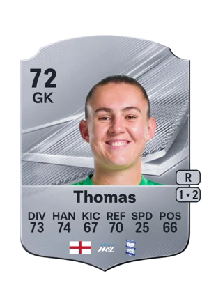 Thomas - 72 - Rare EA FC 27 card