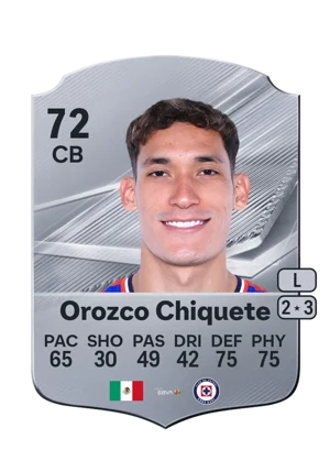 Orozco Chiquete - 72 - Rare EA FC 27 card