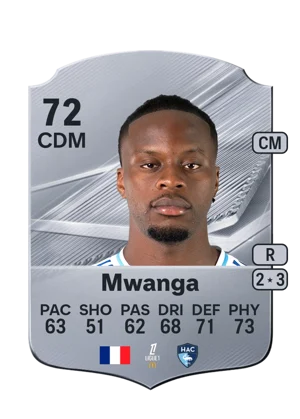 Mwanga - 72 - Rare EA FC 27 card