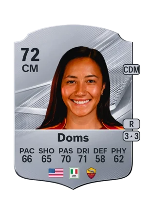Doms - 72 - Rare EA FC 27 card