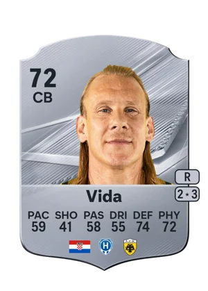 Vida - 72 - Rare EA FC 27 card
