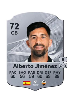 Alberto Jiménez - 72 - Rare EA FC 27 card