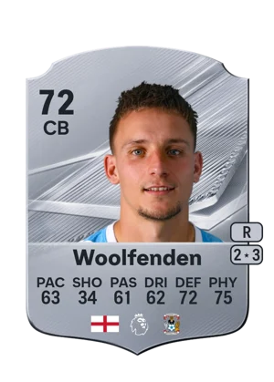 Woolfenden - 72 - Rare EA FC 27 card