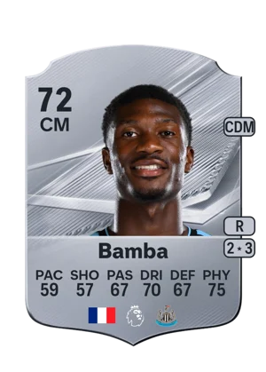 Bamba - 72 - Rare EA FC 27 card