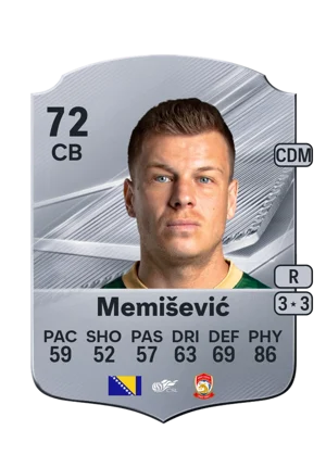 Memišević - 72 - Rare EA FC 27 card