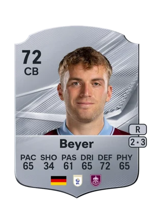 Beyer - 72 - Rare EA FC 27 card