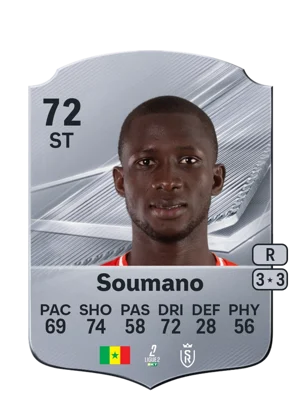 Soumano - 72 - Rare EA FC 27 card