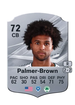Palmer-Brown - 72 - Rare EA FC 27 card