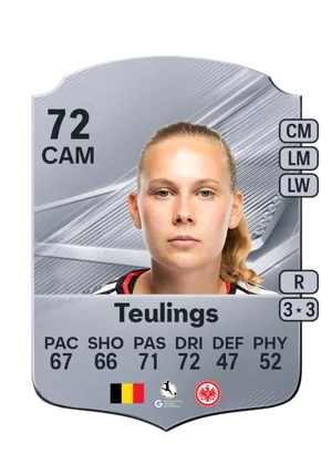 Teulings - 72 - Rare EA FC 27 card