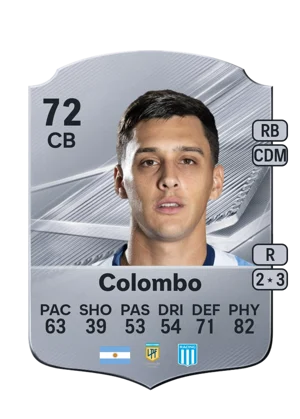 Colombo - 72 - Rare EA FC 27 card
