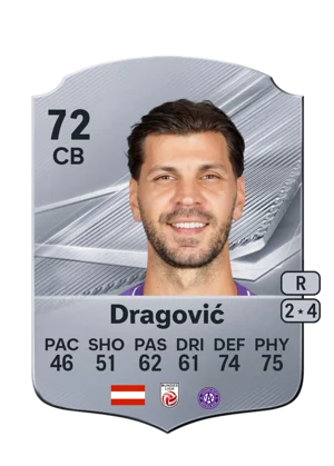 Dragović - 72 - Rare EA FC 27 card