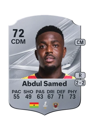 Abdul Samed - 72 - Rare EA FC 27 card