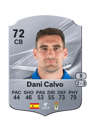 Dani Calvo - 72 - Rare EA FC 27 card