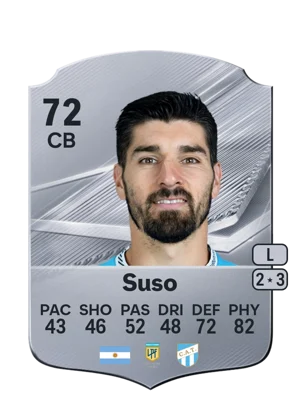 Suso - 72 - Rare EA FC 27 card