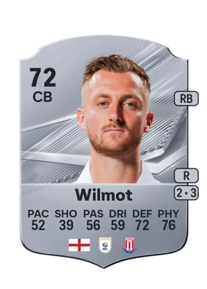 Wilmot - 72 - Rare EA FC 27 card