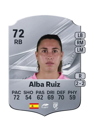 Alba Ruiz - 72 - Rare EA FC 27 card