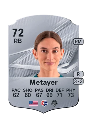 Metayer - 72 - Rare EA FC 27 card