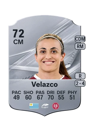 Velazco - 72 - Rare EA FC 27 card