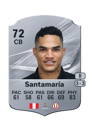 Santamaría - 72 - Rare EA FC 27 card