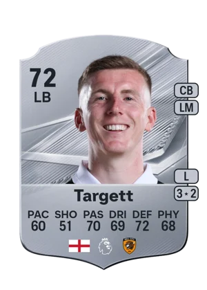 Targett - 72 - Rare EA FC 27 card