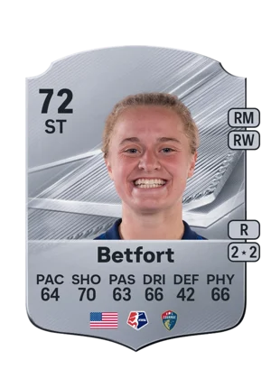 Betfort - 72 - Rare EA FC 27 card