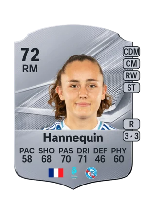 Hannequin - 72 - Rare EA FC 27 card