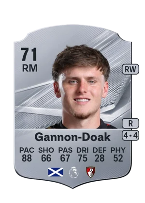 Gannon-Doak - 71 - Rare EA FC 27 card