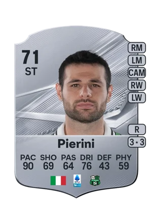 Pierini - 71 - Rare EA FC 27 card