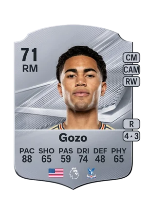 Gozo - 71 - Rare EA FC 27 card