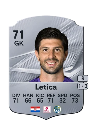 Letica - 71 - Rare EA FC 27 card
