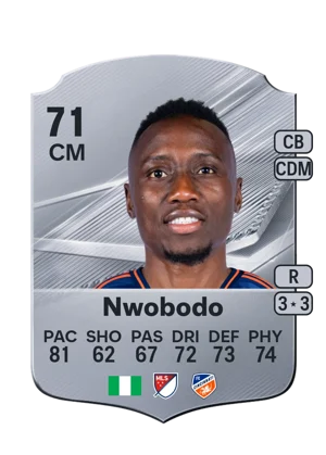 Nwobodo - 71 - Rare EA FC 27 card