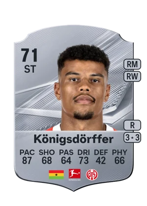 Königsdörffer - 71 - Rare EA FC 27 card
