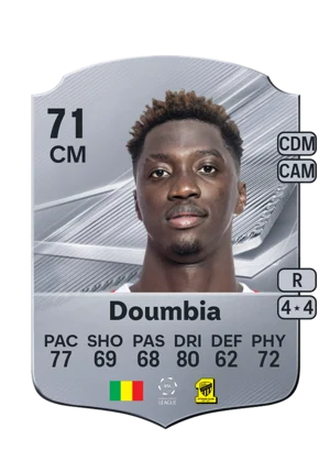 Doumbia - 71 - Rare EA FC 27 card