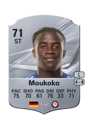 Moukoko - 71 - Rare EA FC 27 card